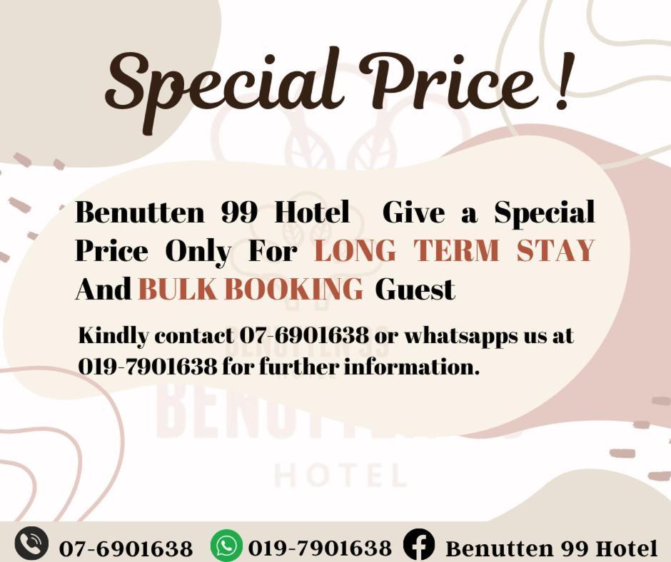 Benutten 99 Hotel Kampong Parit Tengah Extérieur photo